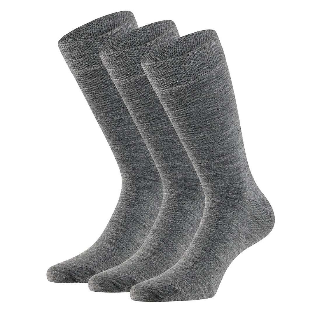 Nette Merino Sokken met Badstof Voetbed 3-pack