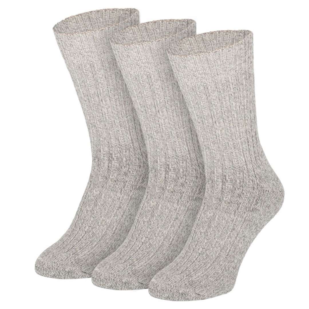 Noorse Wollen Heren Sokken 3-pack