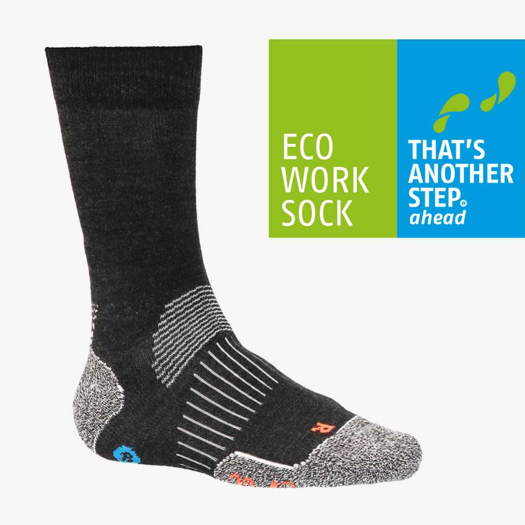 Bata Industrials All Seasons Wool Eco merino werksokken met ESD