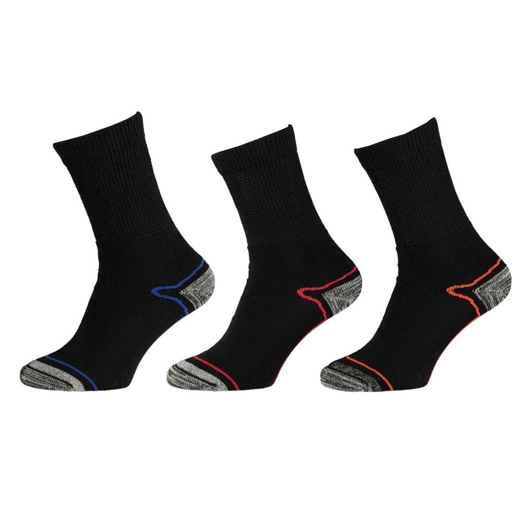 Hiking Wandelsokken met Badstof Voetbed 3-pack